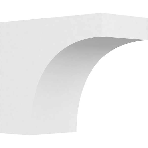 Ekena Millwork Standard Huntington Architectural Grade PVC Rafter Tail, 6"W x 10"H X 12"L RFTP06X10X12HUN - main